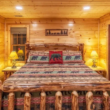 Real Log Cabin With Amazing Views, Hot Tub, Sauna, Games Gatlinburg Exterior photo