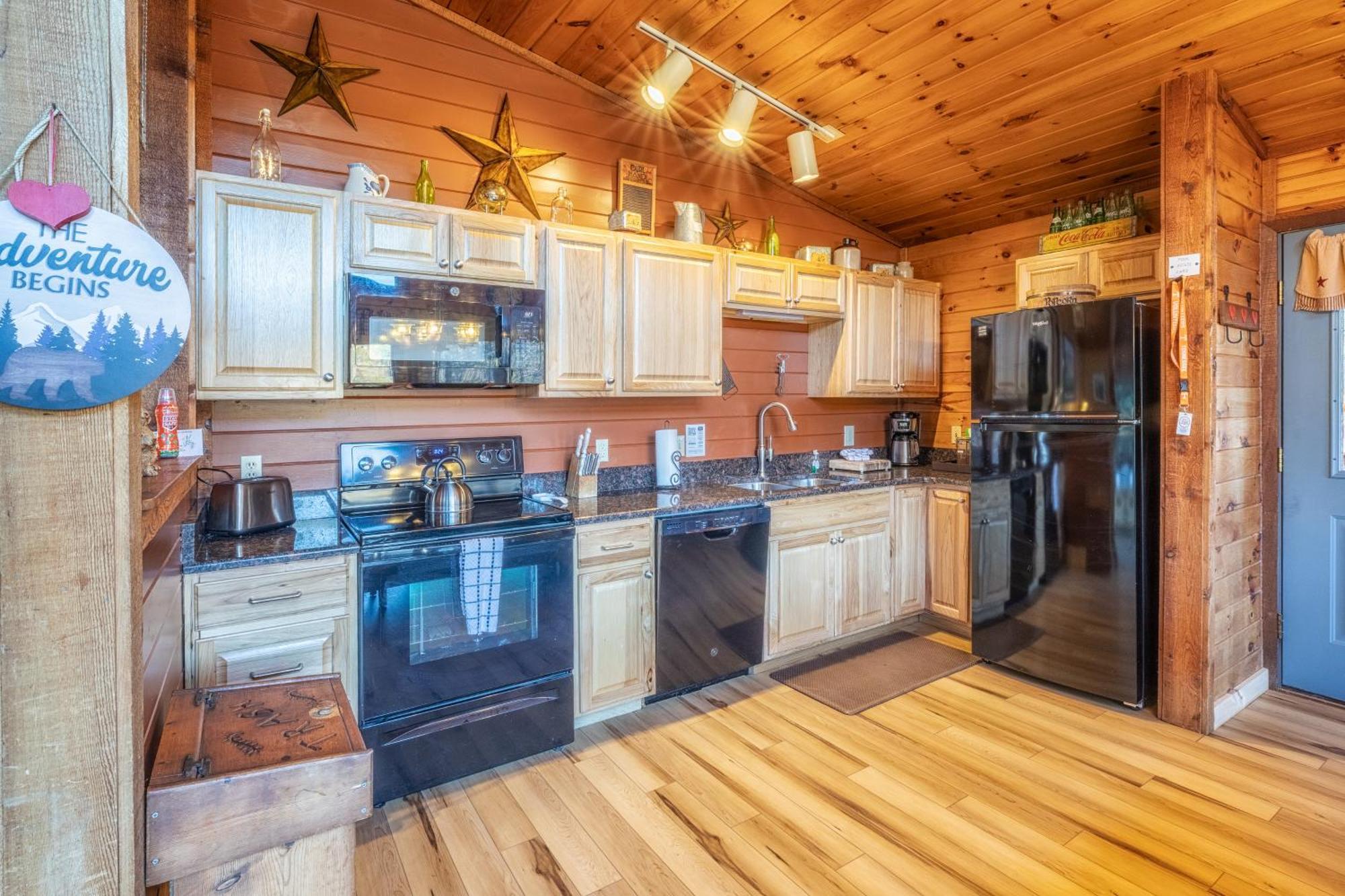 Real Log With Amazing Views, Hot Tub, Sauna, Games Casa de Férias Gatlinburg