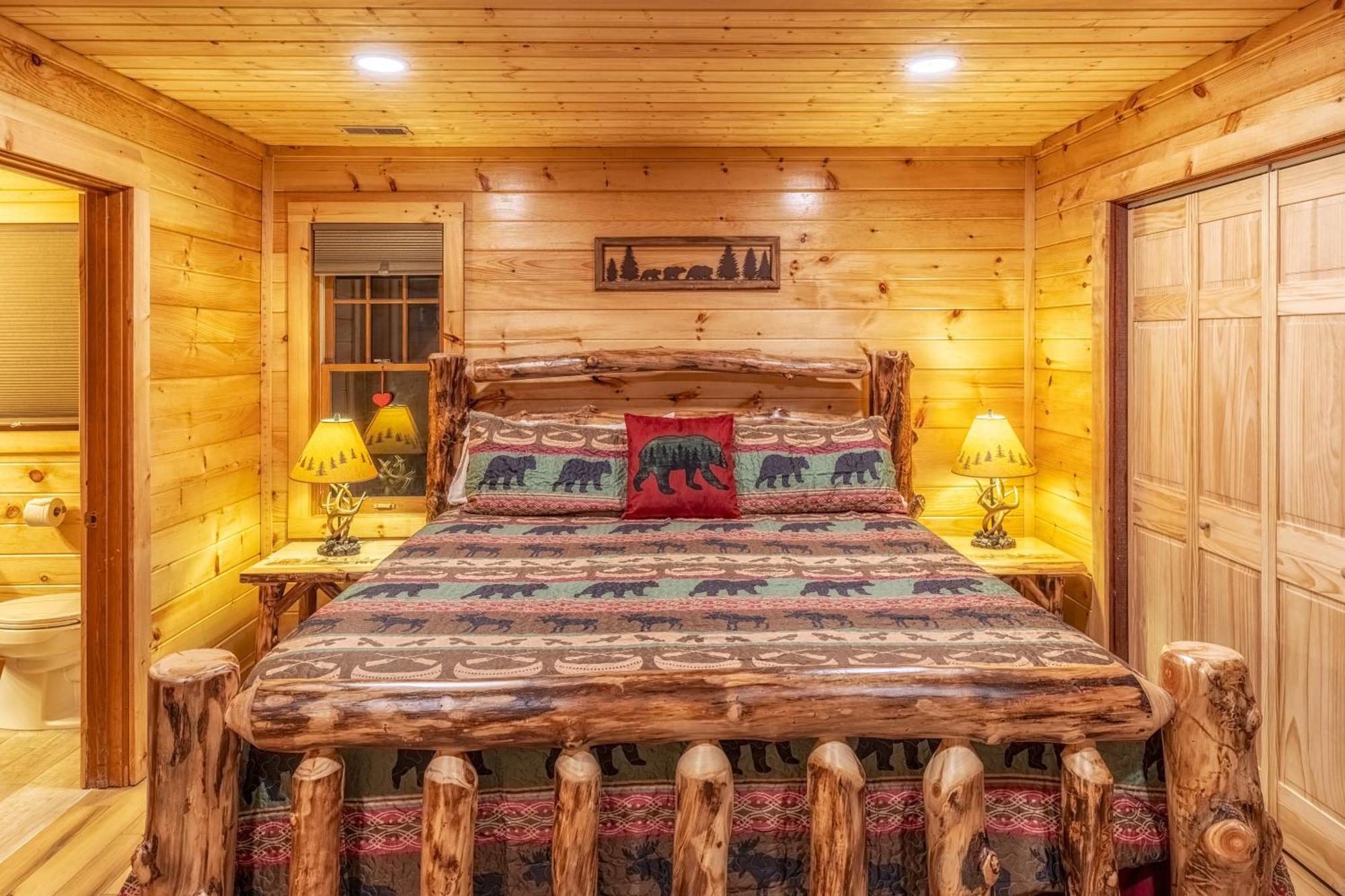 Ferienhaus Real Log With Amazing Views, Hot Tub, Sauna, Games *